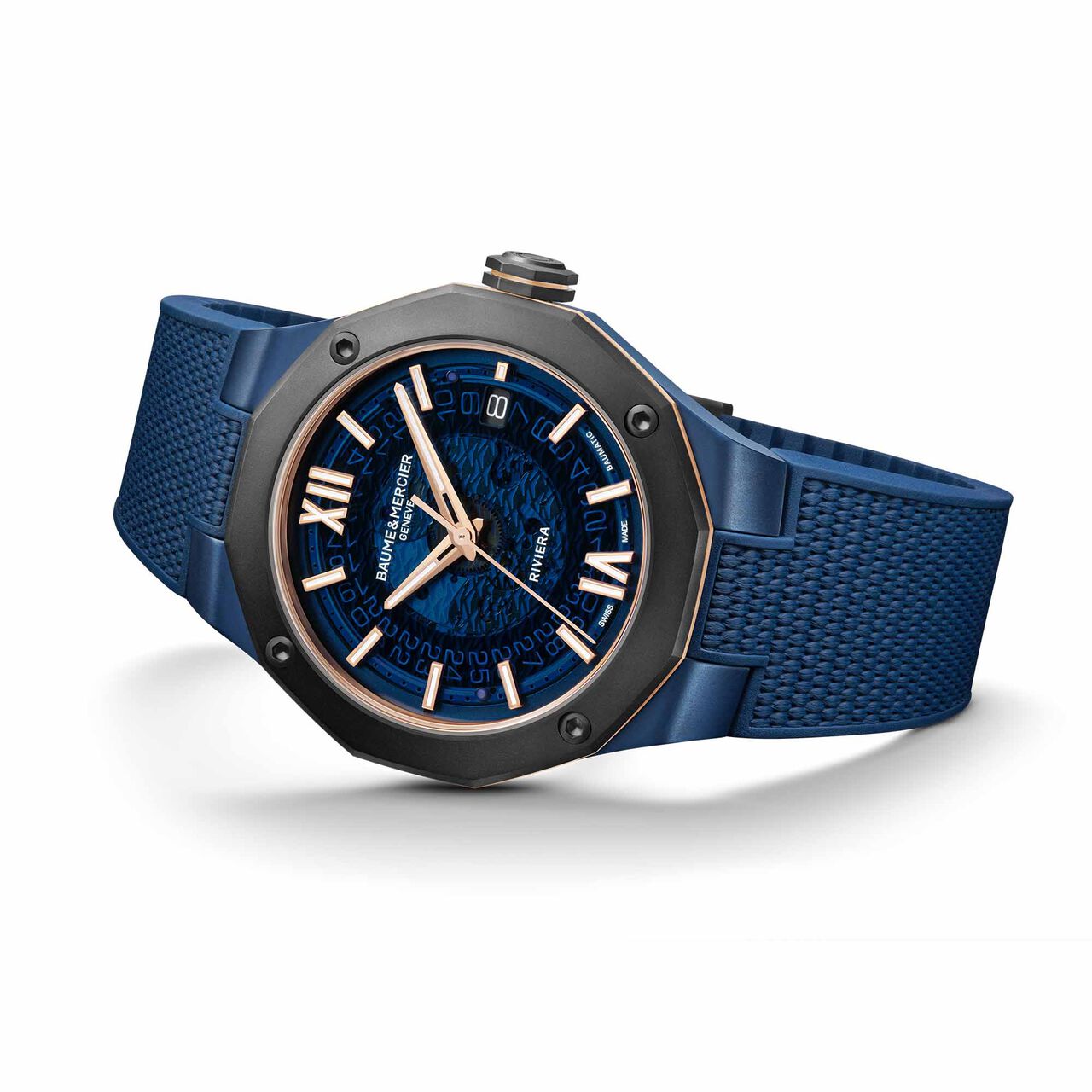 Baume & Mercier Riviera Baumatic Automatic 42 mm PVD Stainless Steel and Titanium image number 2